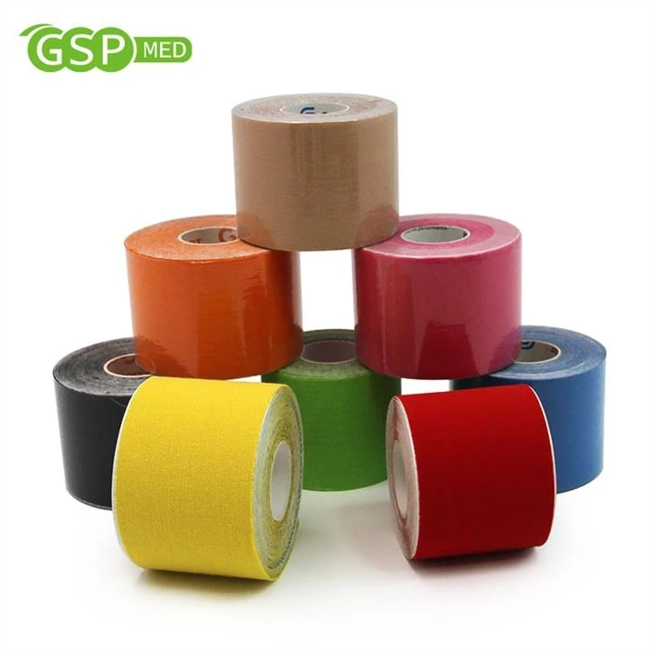 5cmx5m Luxury Sports Safety Therapy Nasara Kinesiology Tape Waterproof Sports Protection GSPKTS BP-88 GSP